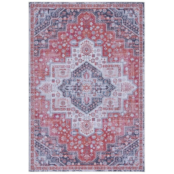 Safavieh Serapi Transitional Power Loomed Rectangle Area Rug Rust & Ivory - 4 x 6 ft. SEP563P-4 - main